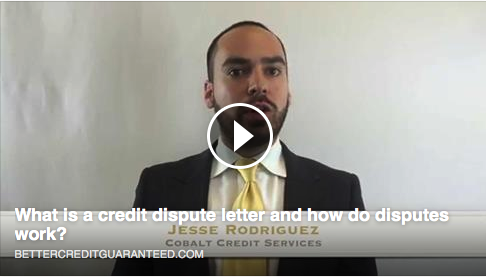 What is a credit dispute letter for credit repair